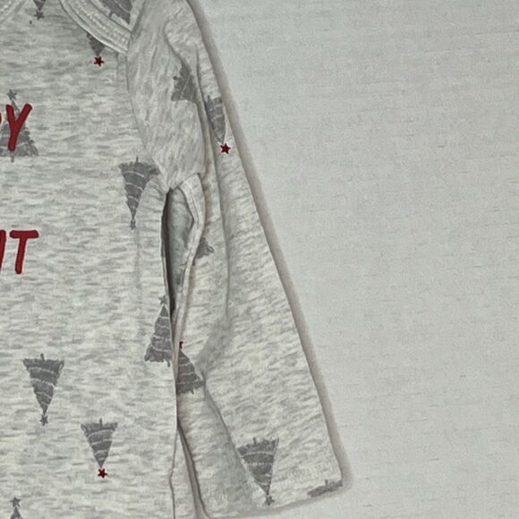 Carters Just One You Infant Baby Gray 2 Pc Merry And Bright Coordinated Set New! - Picture 6 of 15